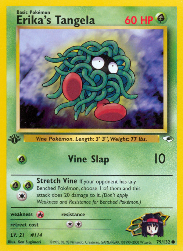Erika's Tangela (79/132) [Gym Heroes 1st Edition] Pokémon