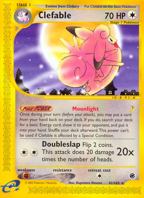 Clefable (41/165) [Expedition: Base Set] Pokémon