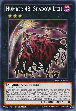Number 48: Shadow Lich [MP15-EN056] Common Yu-Gi-Oh!