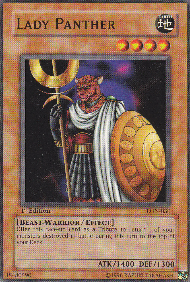 Lady Panther [LON-030] Common Yu-Gi-Oh!
