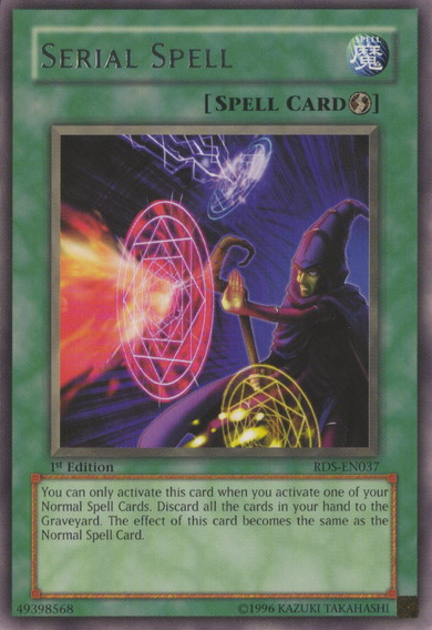 Serial Spell [RDS-EN037] Rare Yu-Gi-Oh!