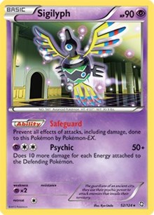 Sigilyph (52/124) (Theme Deck Exclusive) [Black & White: Dragons Exalted] Pokémon