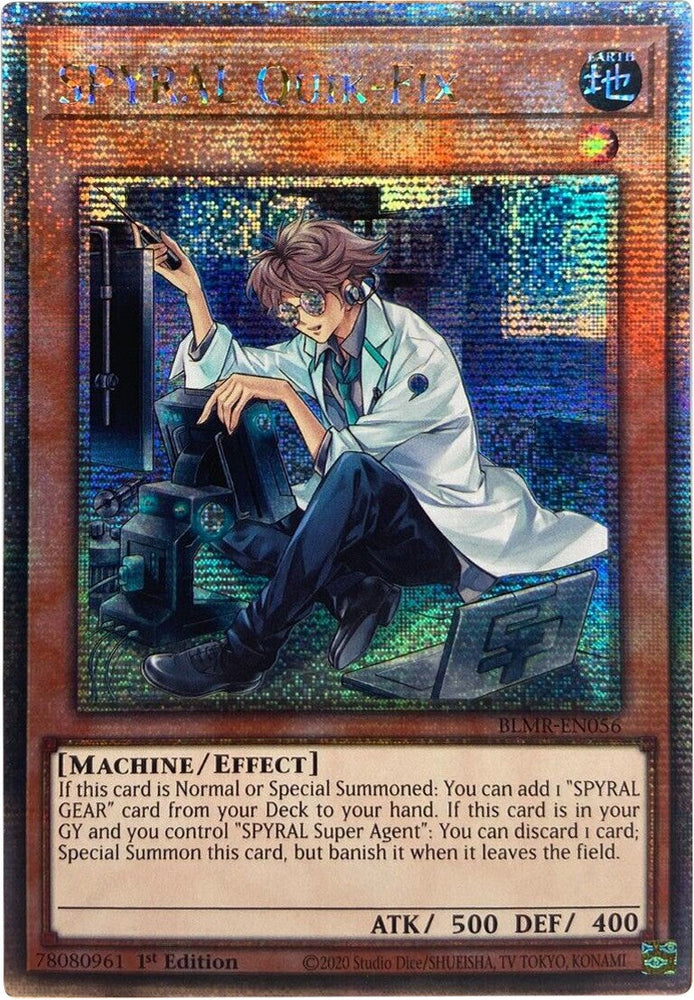 SPYRAL Quik-Fix [BLMR-EN056] Quarter Century Secret Rare Yu-Gi-Oh!