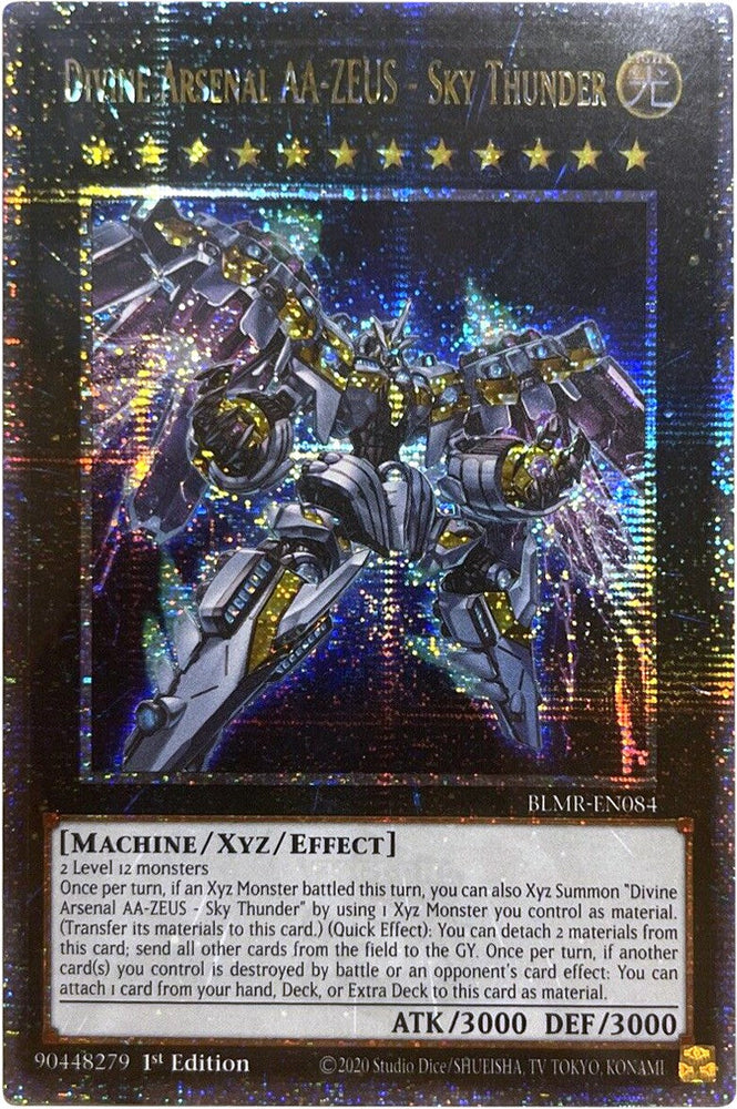 Divine Arsenal AA-ZEUS - Sky Thunder [BLMR-EN084] Quarter Century Secret Rare Yu-Gi-Oh!
