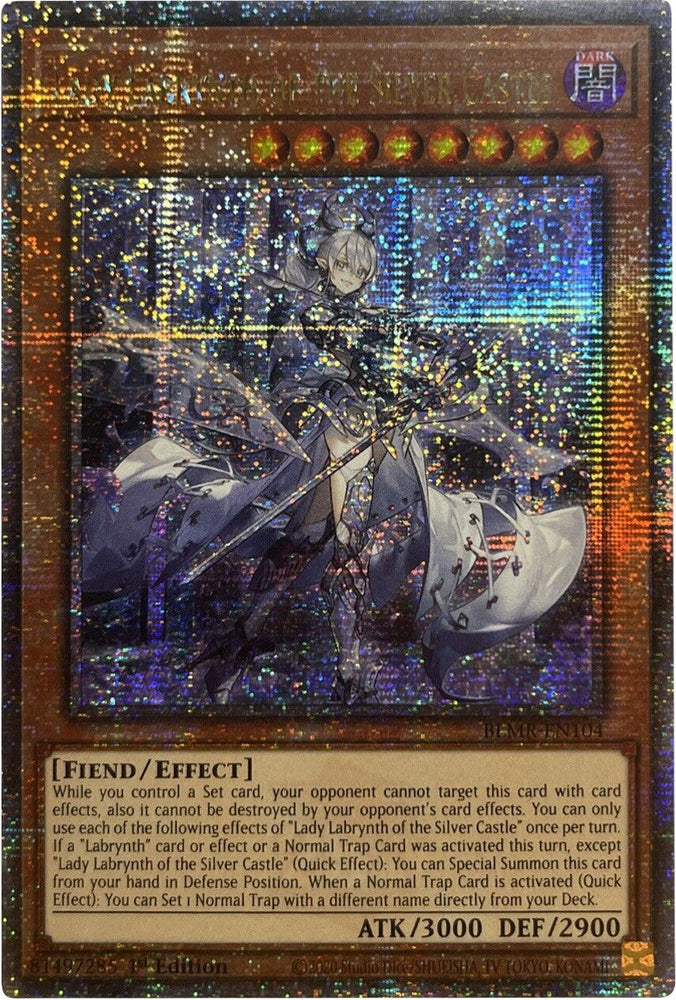 Lady Labrynth of the Silver Castle [BLMR-EN104] Quarter Century Secret Rare Yu-Gi-Oh!