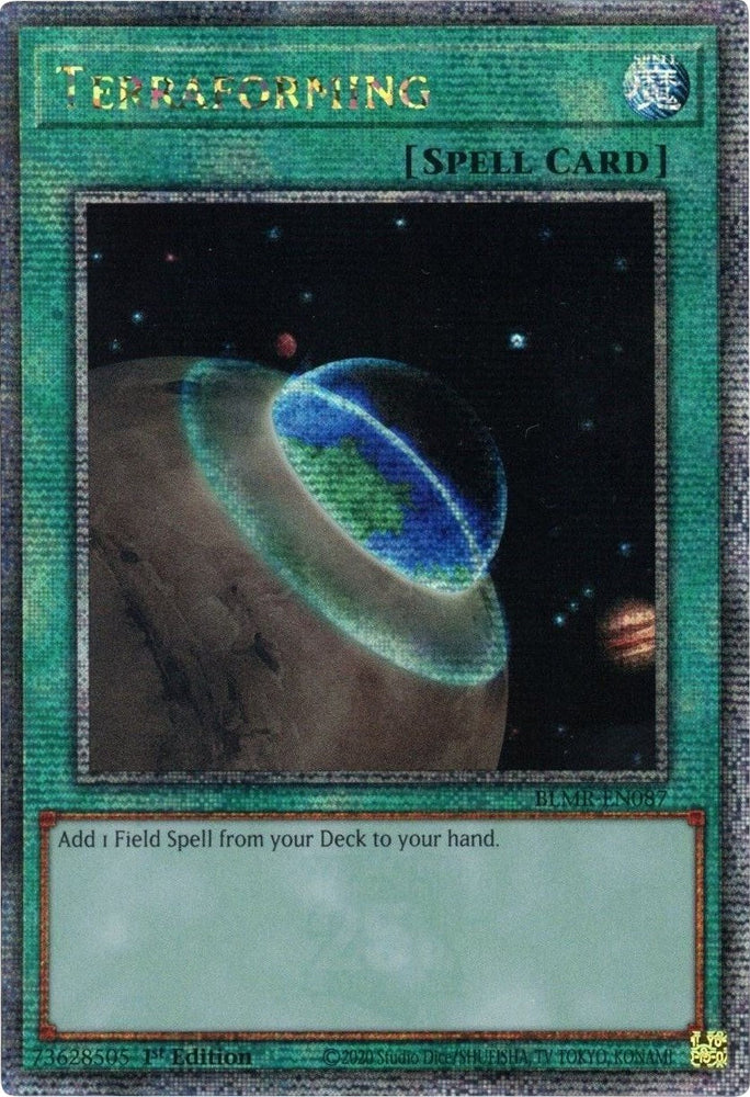 Terraforming [BLMR-EN087] Quarter Century Secret Rare Yu-Gi-Oh!