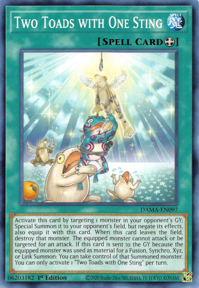 Two Toads with One Sting [DAMA-EN097] Common Yu-Gi-Oh!