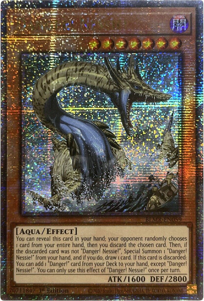 Danger! Nessie! [BLMR-EN059] Quarter Century Secret Rare Yu-Gi-Oh!