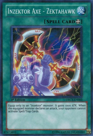 Inzektor Axe - Zektahawk [ORCS-EN000] Super Rare Yu-Gi-Oh!