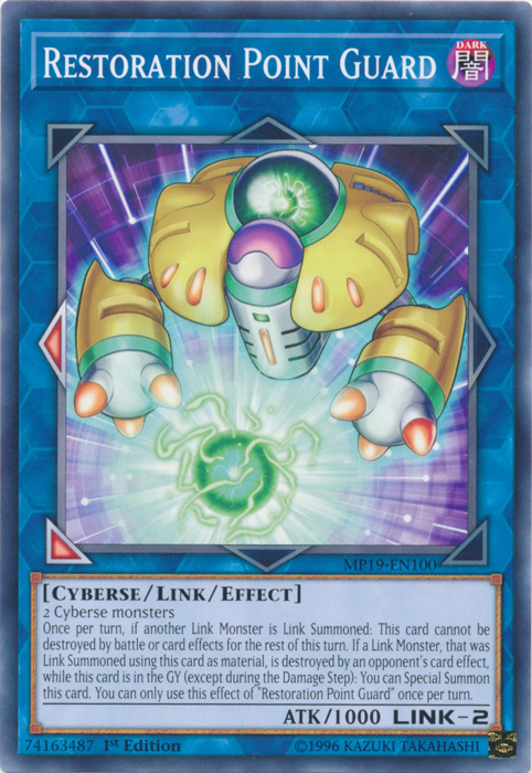 Restoration Point Guard [MP19-EN100] Common Yu-Gi-Oh!