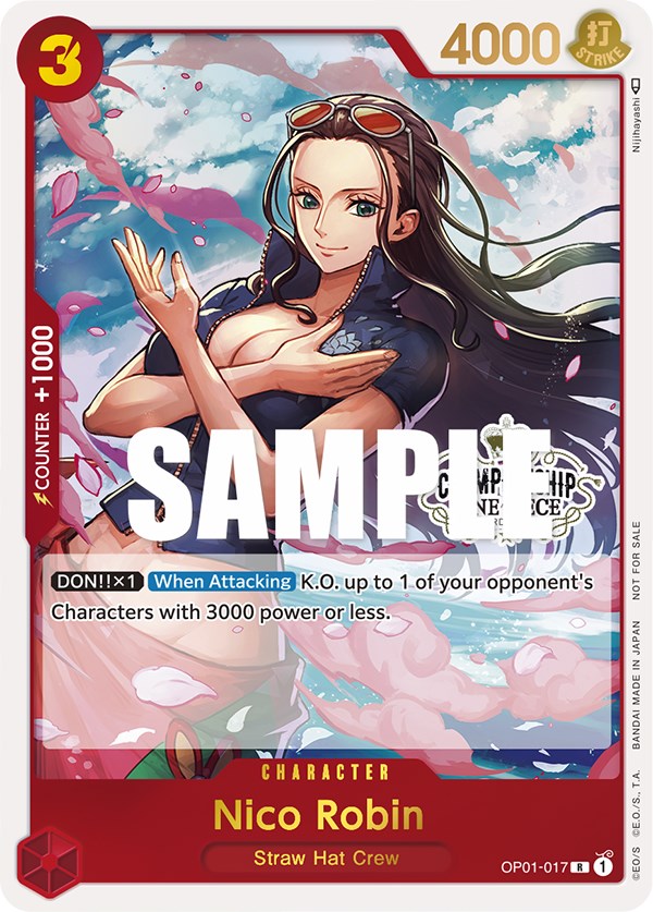 Nico Robin (Store Championship Participation Pack) [One Piece Promotion Cards]