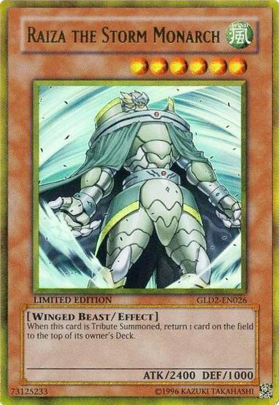 Raiza the Storm Monarch [GLD2-EN026] Ultra Rare Yu-Gi-Oh!