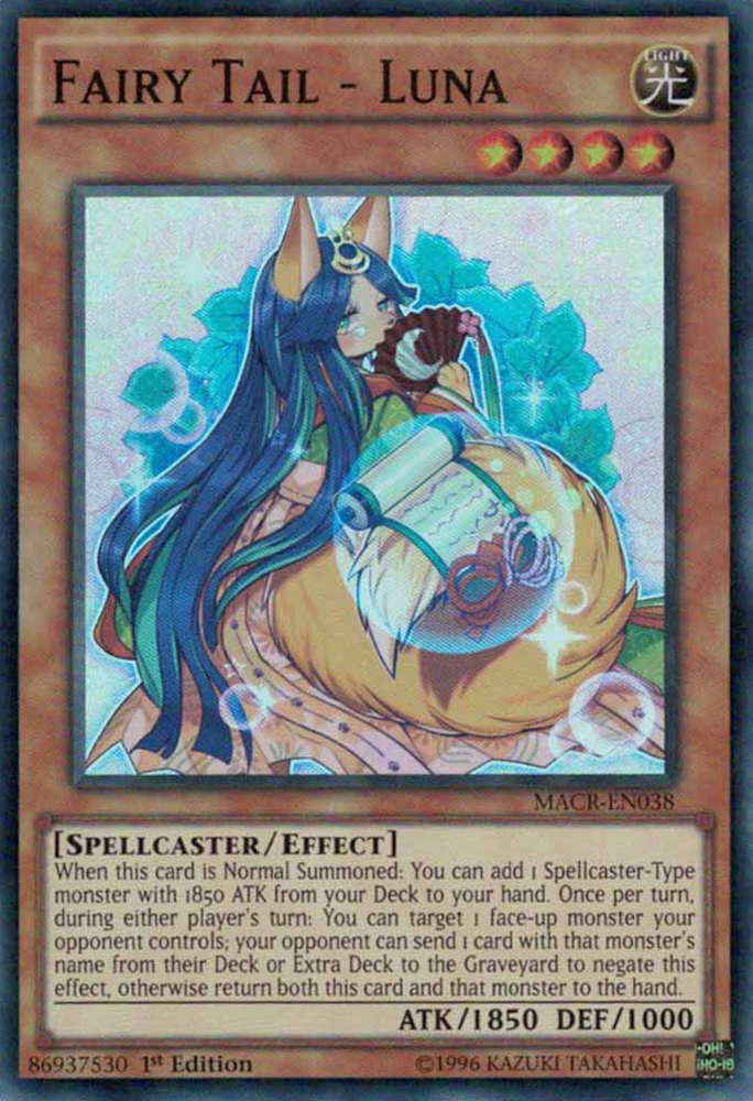 Fairy Tail - Luna [MACR-EN038] Super Rare Yu-Gi-Oh!