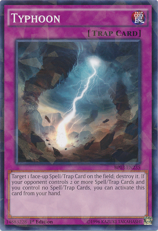 Typhoon [BP03-EN235] Shatterfoil Rare Yu-Gi-Oh!