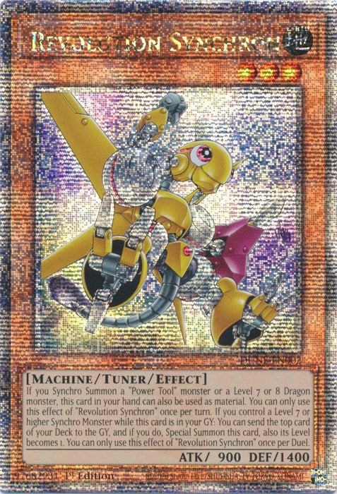 Revolution Synchron [DUNE-EN002] Quarter Century Secret Rare Yu-Gi-Oh!
