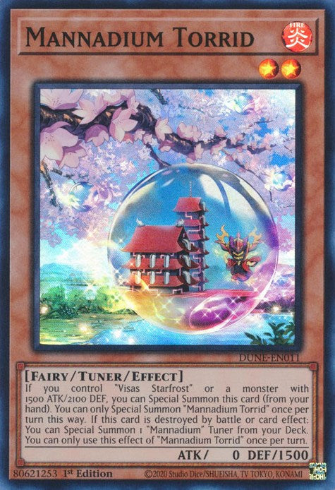 Mannadium Torrid [DUNE-EN011] Super Rare Yu-Gi-Oh!