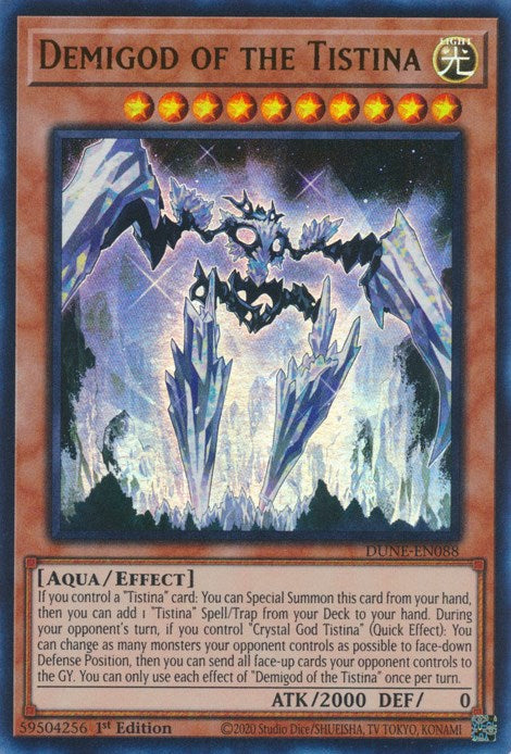 Demigod of the Tistina [DUNE-EN088] Ultra Rare Yu-Gi-Oh!