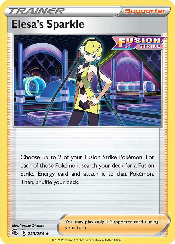 Elesa's Sparkle (233/264) [Sword & Shield: Fusion Strike] Pokémon