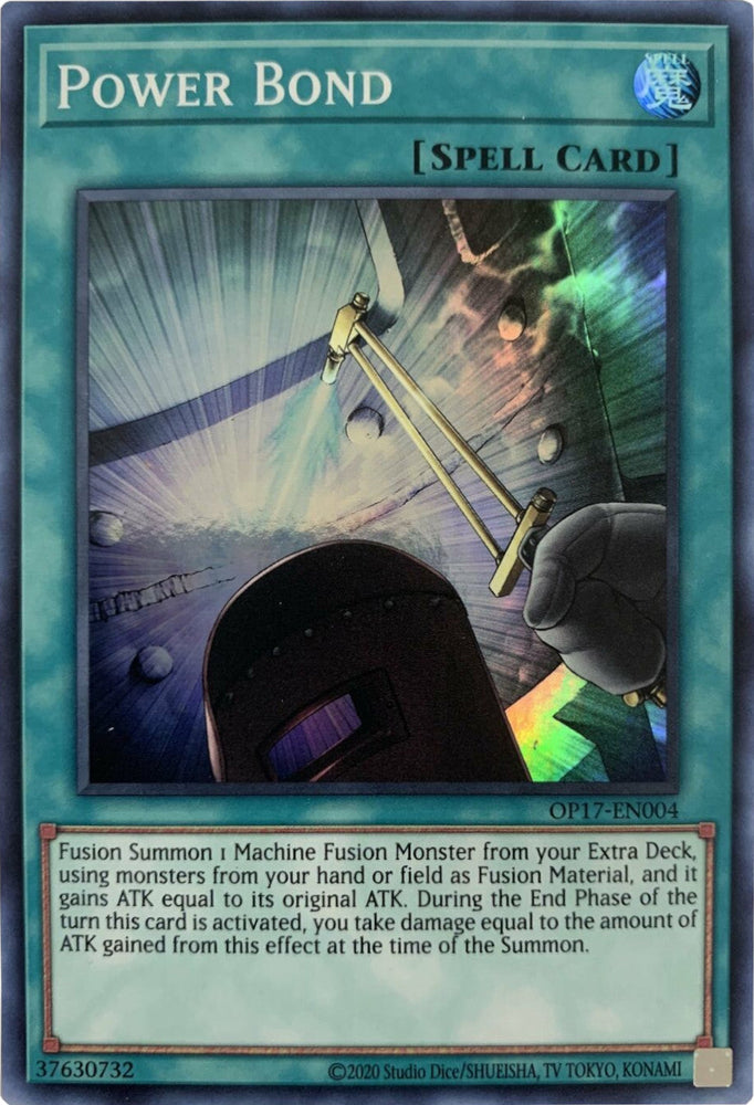 Power Bond [OP17-EN004] Super Rare Yu-Gi-Oh!