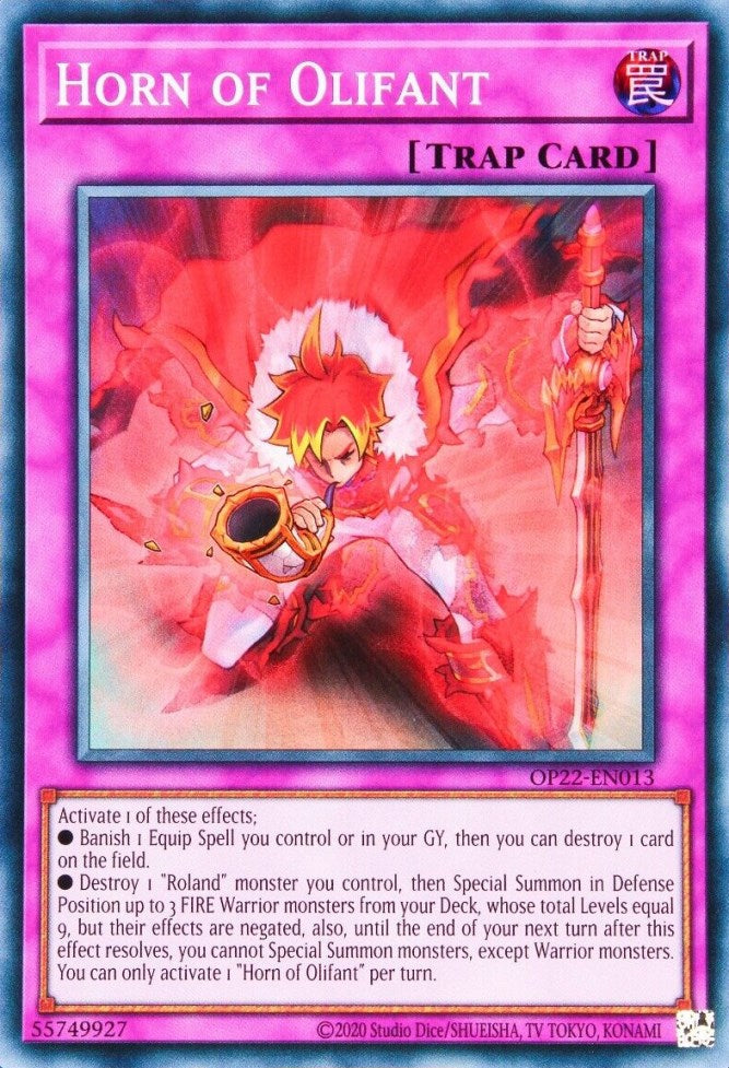 Horn of Olifant [OP22-EN013] Super Rare Yu-Gi-Oh!