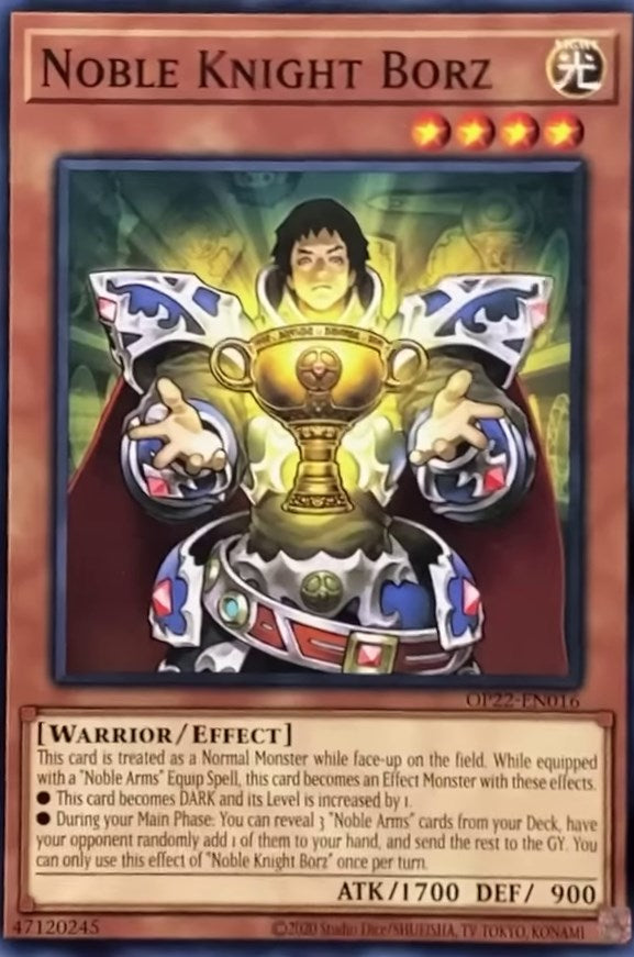 Noble Knight Borz [OP22-EN016] Common Yu-Gi-Oh!