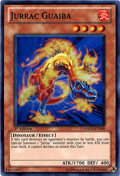 Jurrac Guaiba [HA03-EN040] Super Rare Yu-Gi-Oh!
