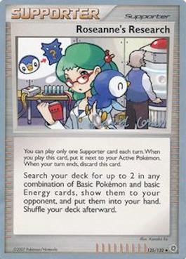 Roseanne's Research (125/132) (Stallgon - David Cohen) [World Championships 2009] Pokémon