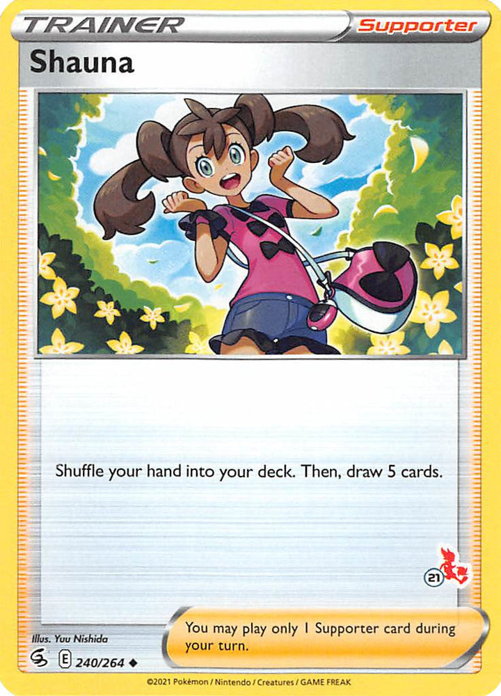 Shauna (240/264) (Cinderace Stamp #21) [Battle Academy 2022] Pokémon