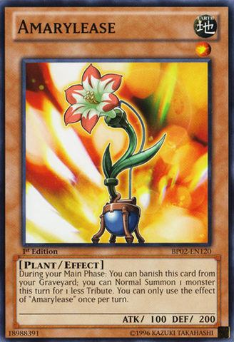 Amarylease [BP02-EN120] Mosaic Rare Yu-Gi-Oh!