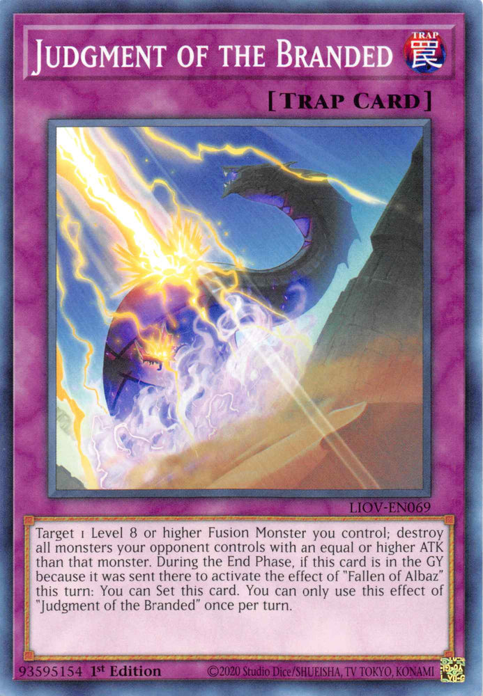 Judgment of the Branded [LIOV-EN069] Common Yu-Gi-Oh!