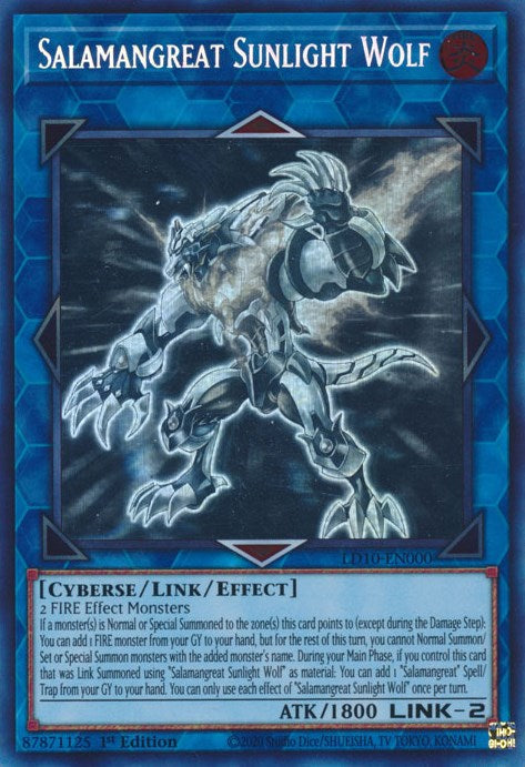 Salamangreat Sunlight Wolf [LD10-EN000] Ghost Rare Yu-Gi-Oh!