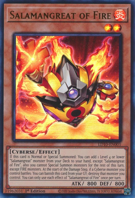 Salamangreat of Fire [LD10-EN001] Ultra Rare Yu-Gi-Oh!