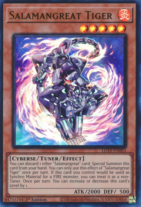 Salamangreat Tiger [LD10-EN003] Ultra Rare Yu-Gi-Oh!