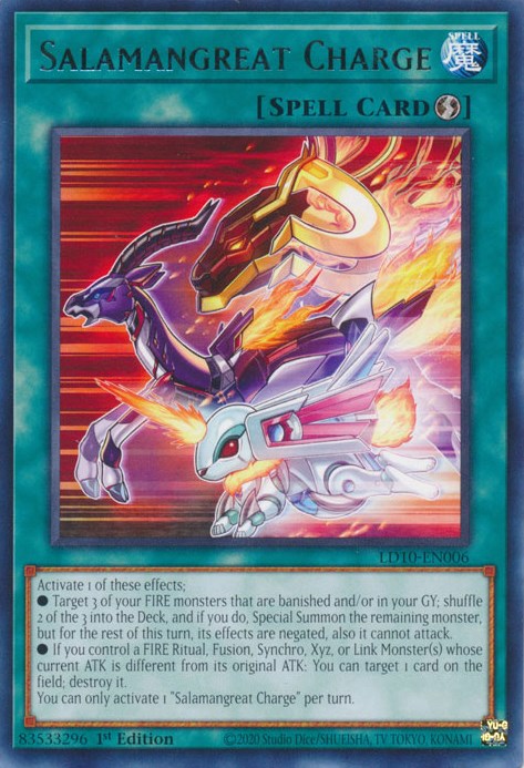 Salamangreat Charge [LD10-EN006] Rare Yu-Gi-Oh!