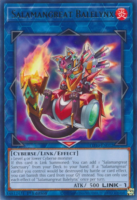 Salamangreat Balelynx [LD10-EN012] Rare Yu-Gi-Oh!