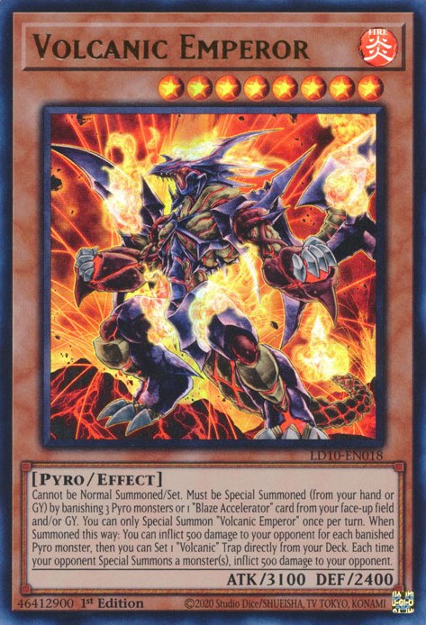 Volcanic Emperor [LD10-EN018] Ultra Rare Yu-Gi-Oh!
