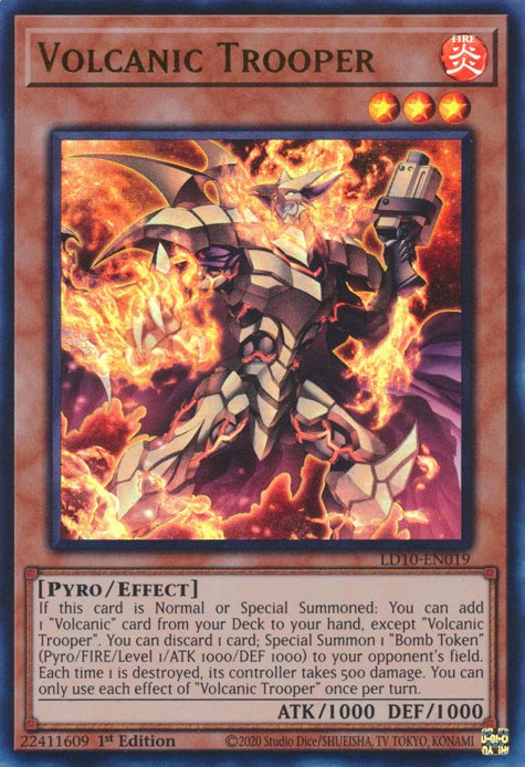 Volcanic Trooper [LD10-EN019] Ultra Rare Yu-Gi-Oh!