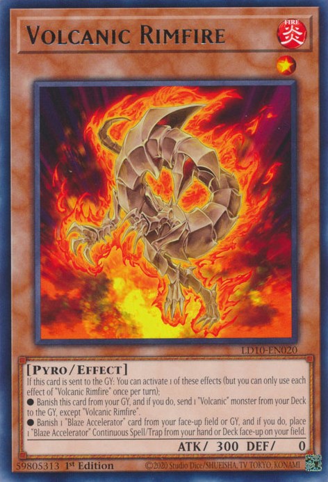 Volcanic Rimfire [LD10-EN020] Rare Yu-Gi-Oh!