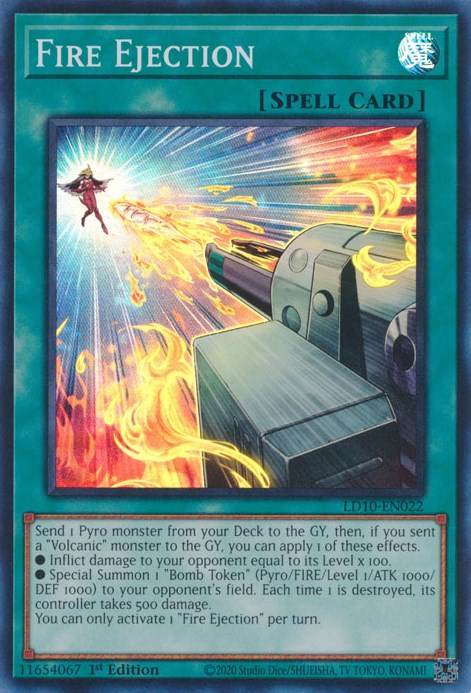 Fire Ejection [LD10-EN022] Super Rare Yu-Gi-Oh!