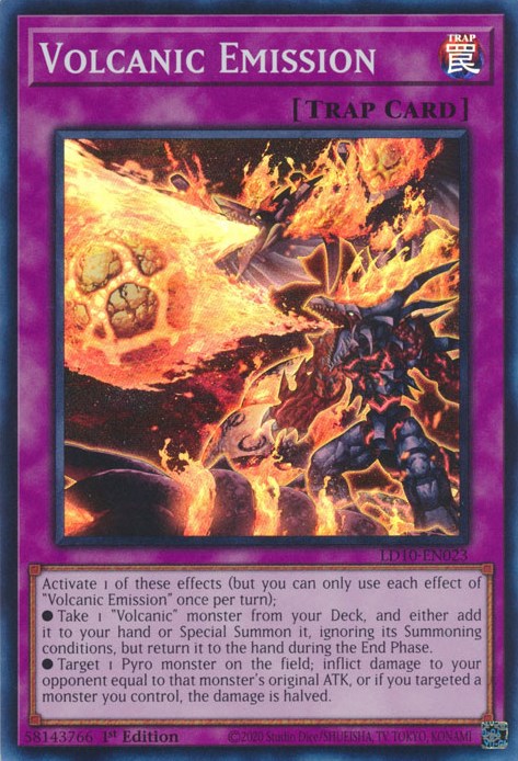 Volcanic Emission [LD10-EN023] Super Rare Yu-Gi-Oh!