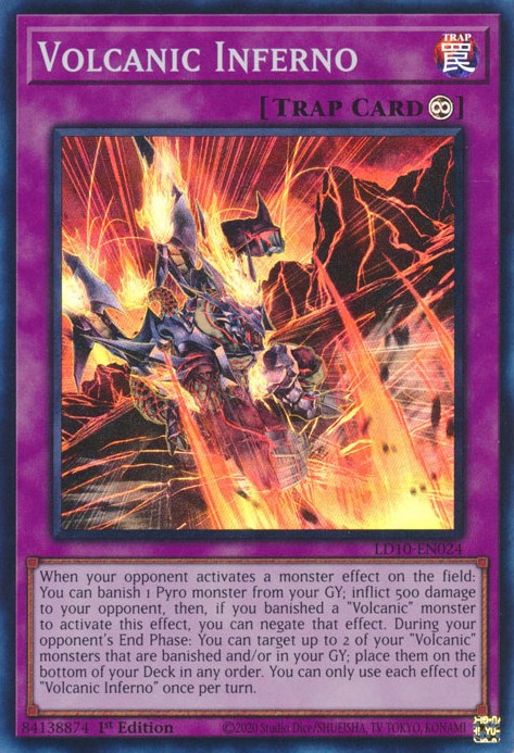Volcanic Inferno [LD10-EN024] Super Rare Yu-Gi-Oh!