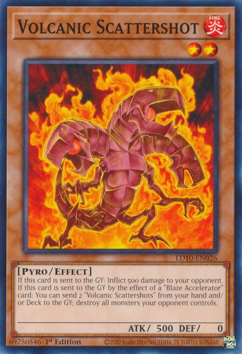 Volcanic Scattershot [LD10-EN026] Common Yu-Gi-Oh!