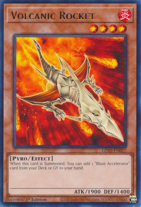 Volcanic Rocket [LD10-EN027] Rare Yu-Gi-Oh!