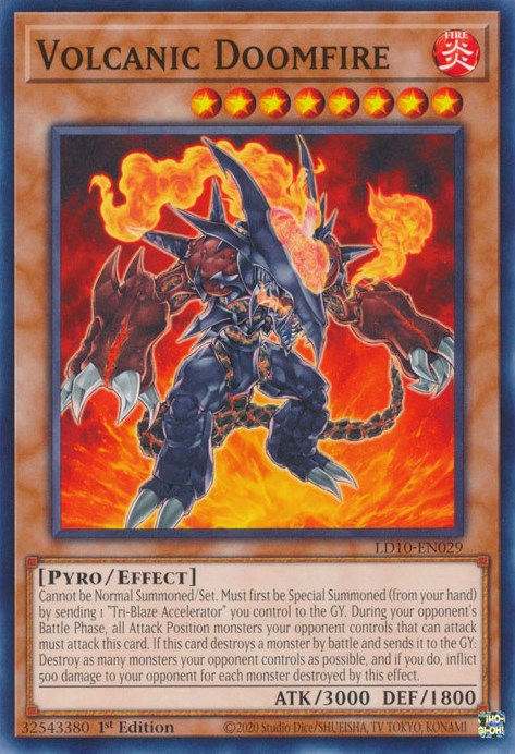 Volcanic Doomfire [LD10-EN029] Common Yu-Gi-Oh!