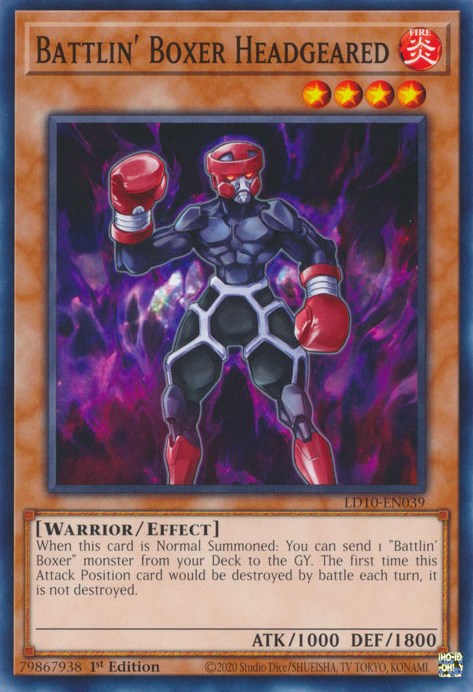 Battlin' Boxer Headgeared [LD10-EN039] Common Yu-Gi-Oh!