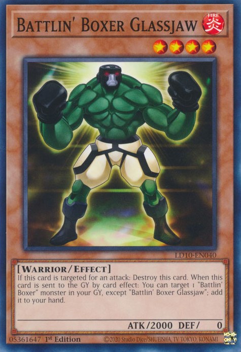 Battlin' Boxer Glassjaw [LD10-EN040] Common Yu-Gi-Oh!