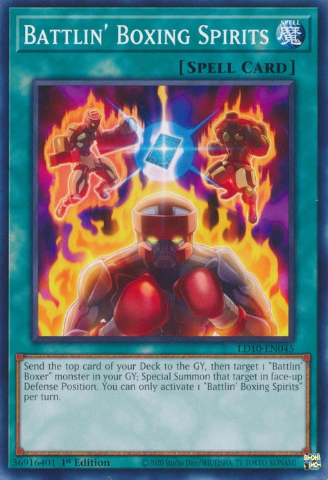 Battlin' Boxing Spirits [LD10-EN045] Common Yu-Gi-Oh!
