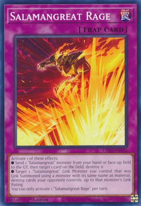Salamangreat Rage [LD10-EN050] Common Yu-Gi-Oh!