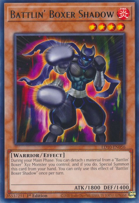 Battlin' Boxer Shadow [LD10-EN056] Rare Yu-Gi-Oh!