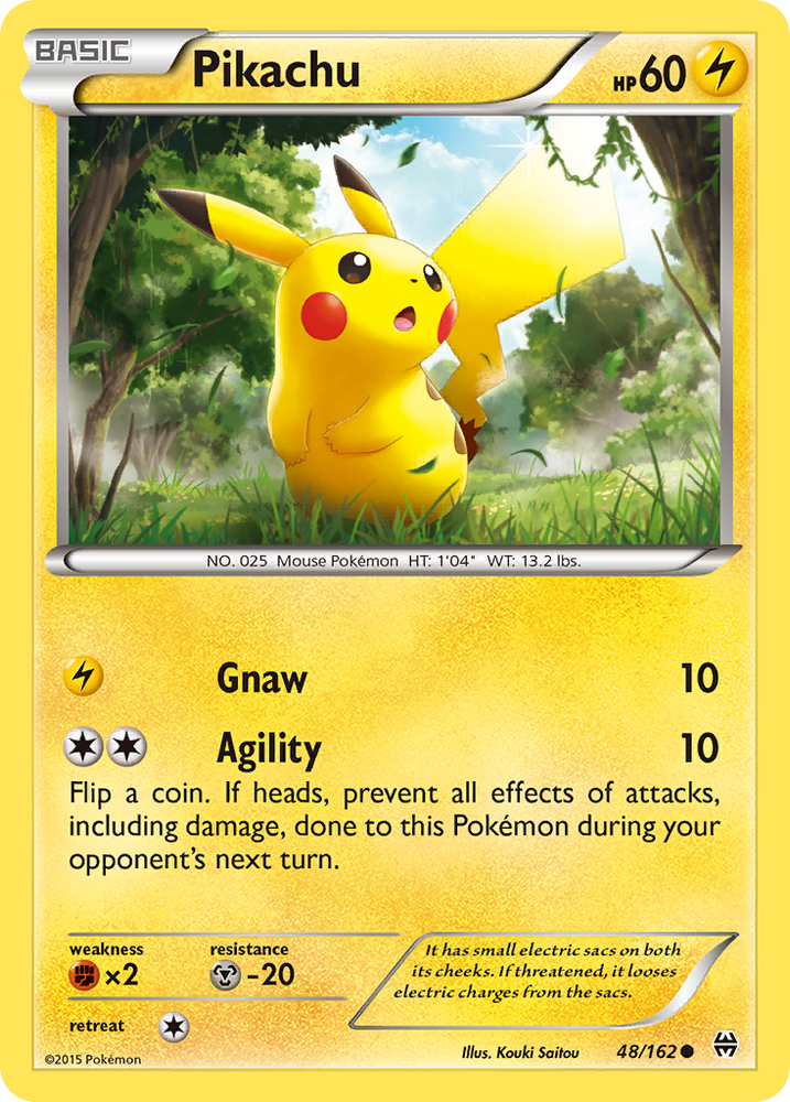 Pikachu (48/162) [XY: BREAKthrough] Pokémon